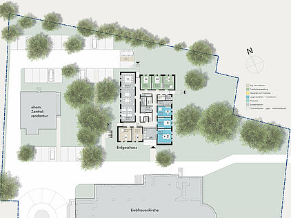 Grundriss Hauptebene